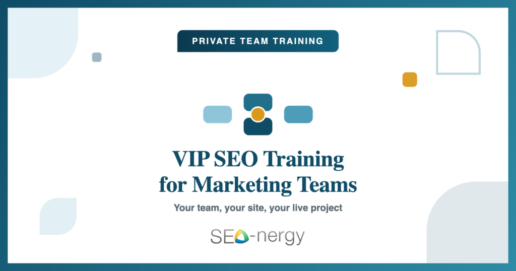 VIP SEO training for marketing teams WorkMatix