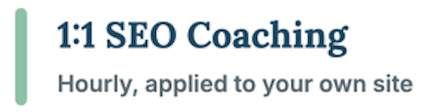 one-on-one SEO coaching in Minneapolis